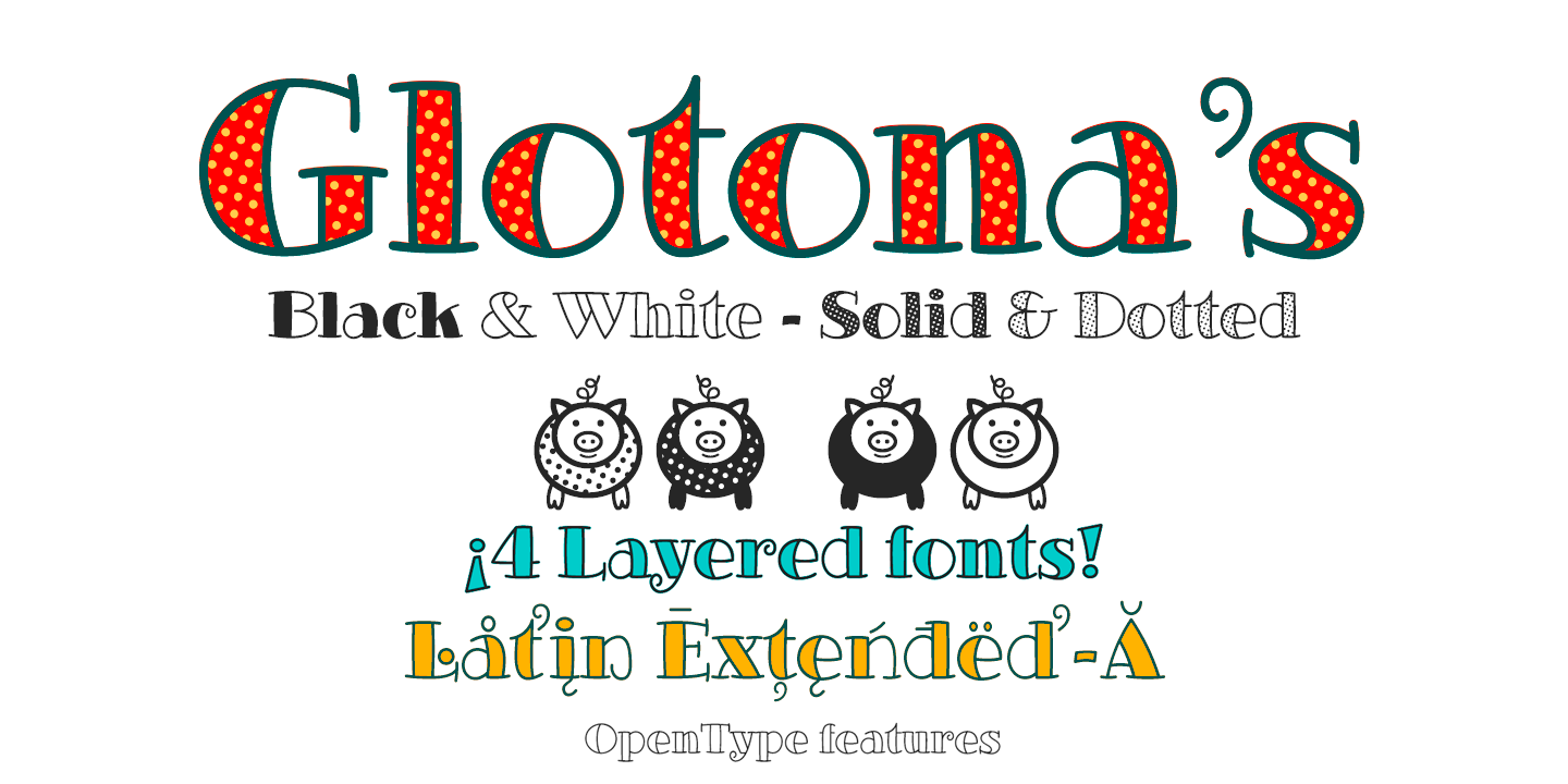 Example font Glotona #3